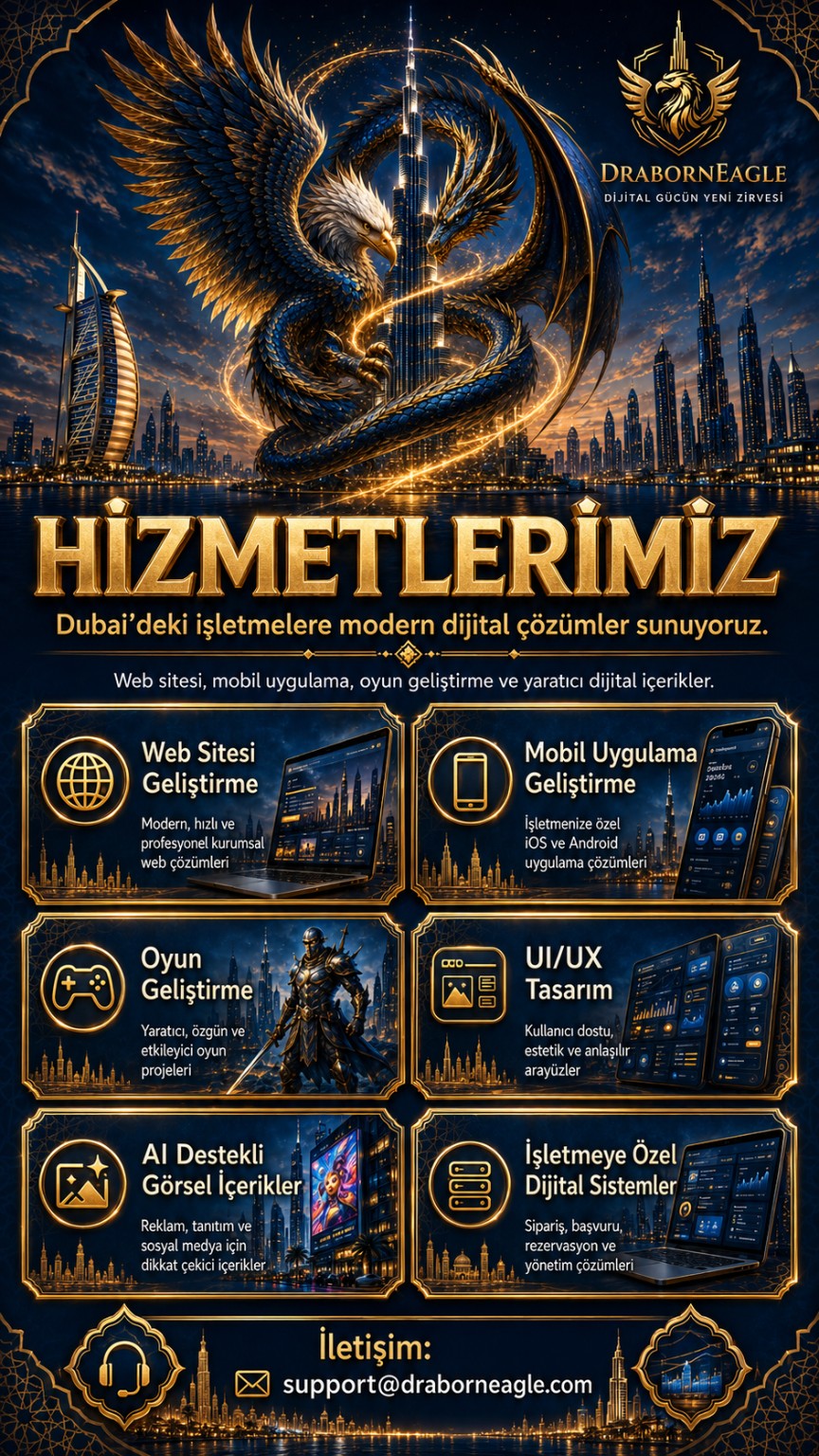 DrabornEagle Dubai hizmetlerimiz